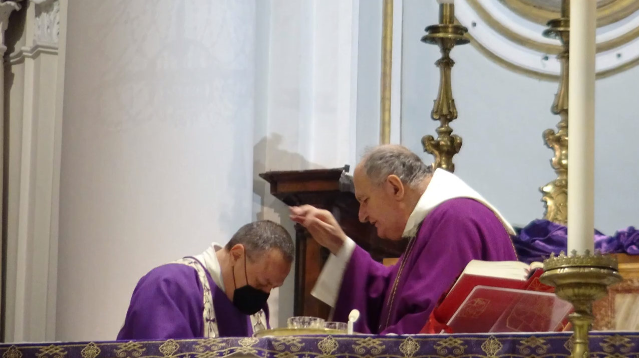Celebrazione del Mercoledì delle Ceneri con omelia del Vescovo
